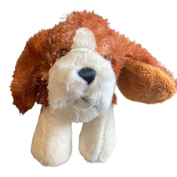 COPY -💕2 FOR $17 💕 1 GANZ Lil' Kinz Basset Hound HS013 Small Plush Dog NO Code - Picture 1 of 8